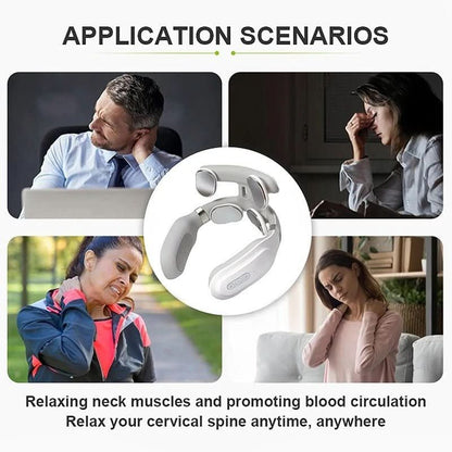 Luxury Neck Massager - 4-in-1 neck massager with heat & vibration
