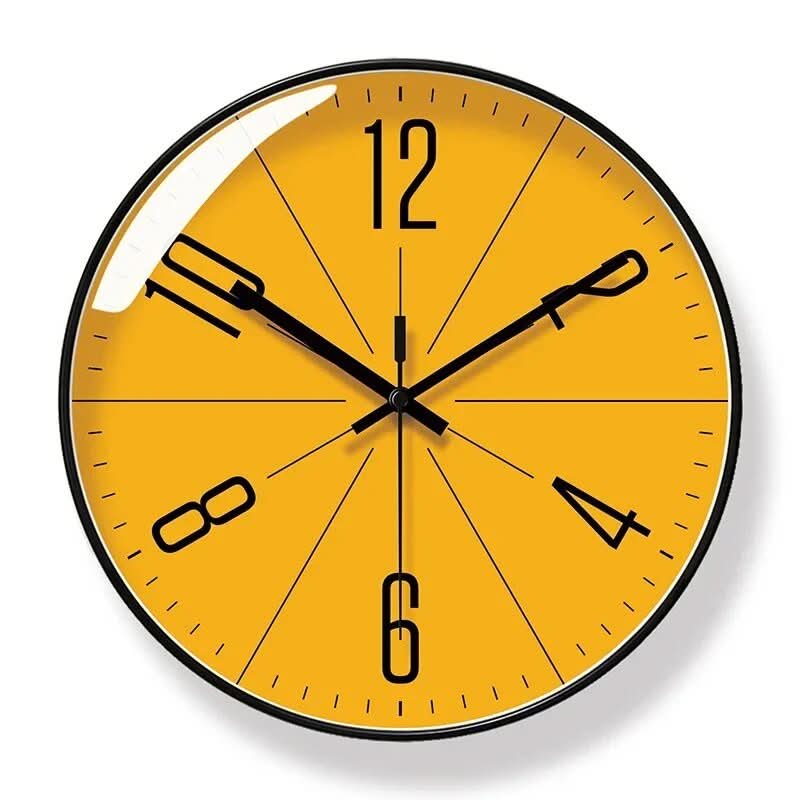 ScandiClock - Black Nordic style wall clock - Precise & stylish for every home