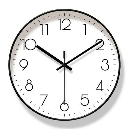 ScandiClock - Black Nordic style wall clock - Precise & stylish for every home
