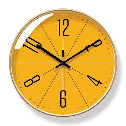 ScandiClock - Black Nordic style wall clock - Precise & stylish for every home