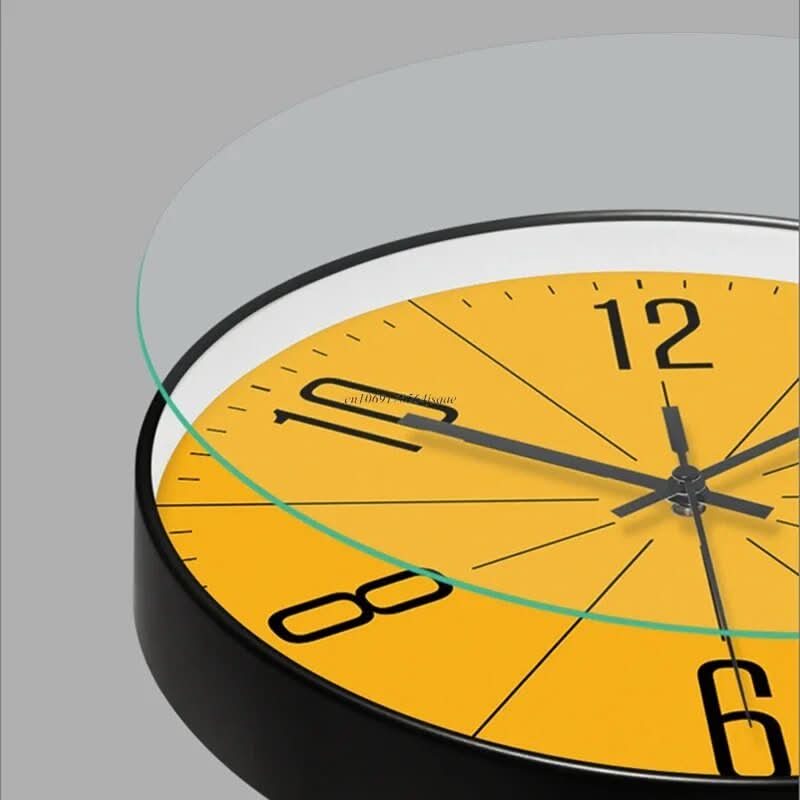 ScandiClock - Black Nordic style wall clock - Precise & stylish for every home