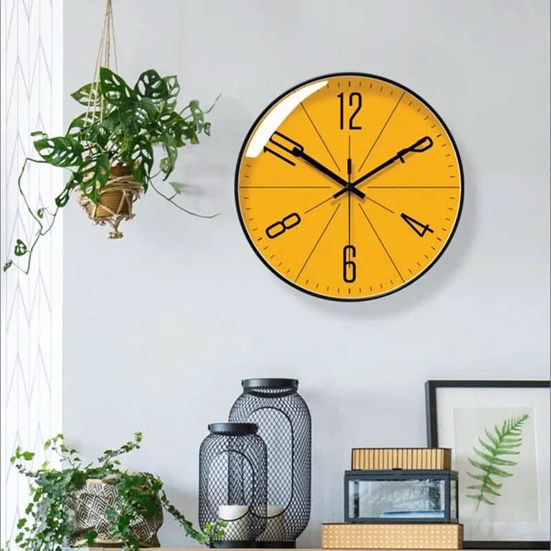 ScandiClock - Black Nordic style wall clock - Precise & stylish for every home