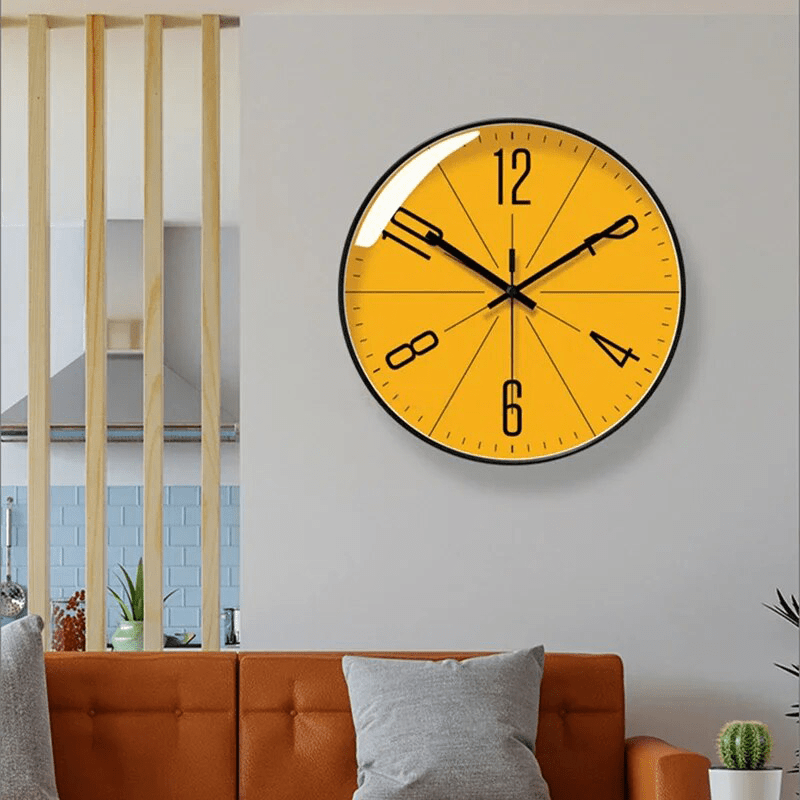 ScandiClock - Black Nordic style wall clock - Precise & stylish for every home