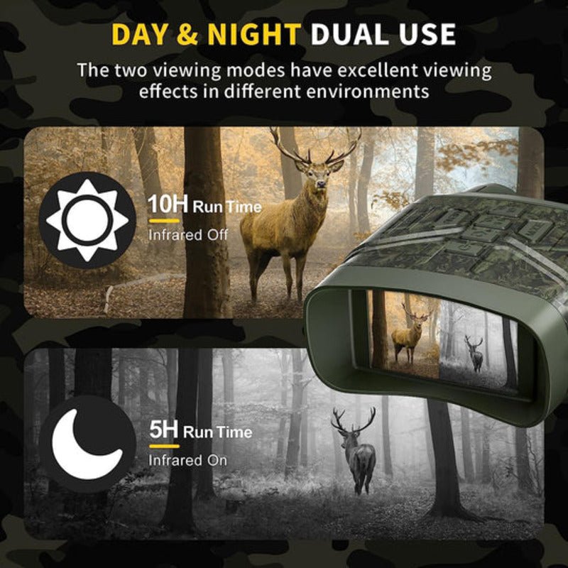 NOCTIVIEW – Digital infrared night vision binoculars with 4K resolution & 36MP camera