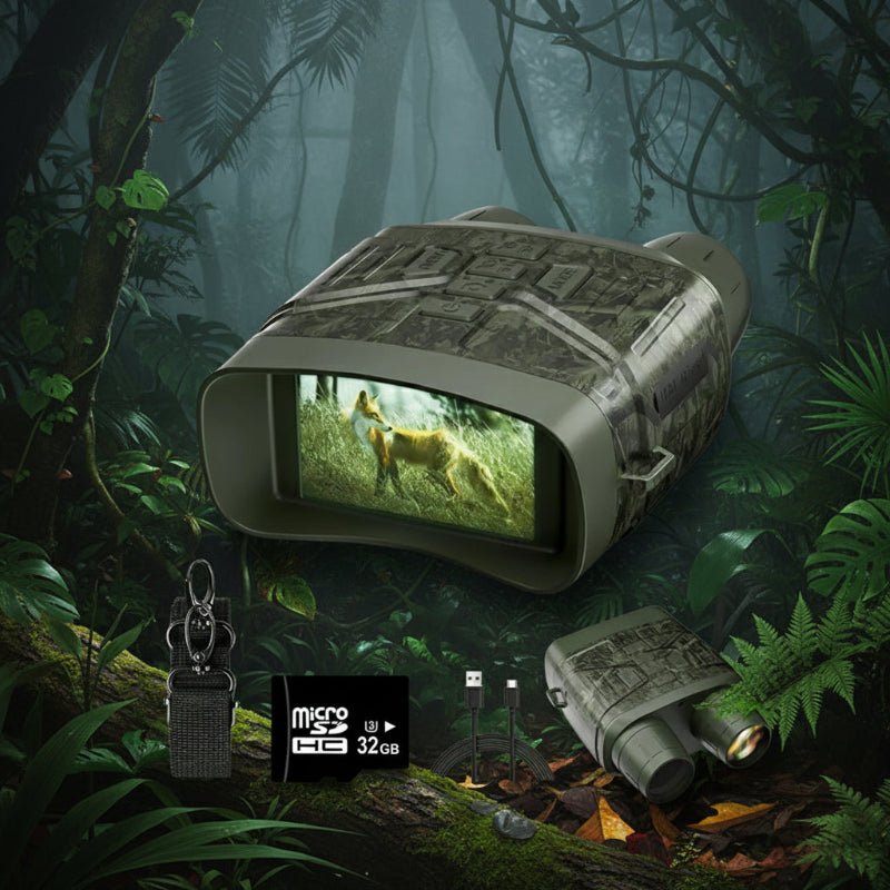 NOCTIVIEW – Digital infrared night vision binoculars with 4K resolution & 36MP camera