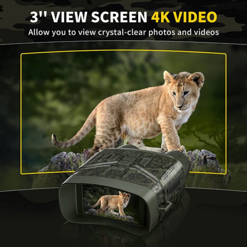 NOCTIVIEW – Digital infrared night vision binoculars with 4K resolution & 36MP camera