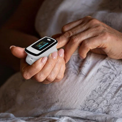 UltraLite Digital Finger Pulse Oximeter - Precise measurement & compact for at home and on the go