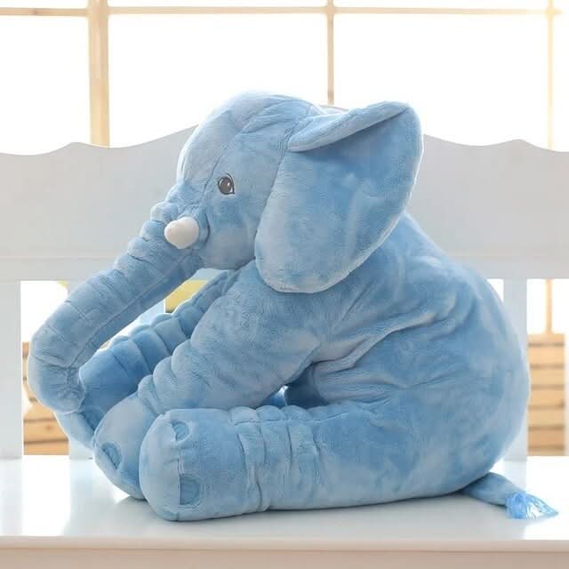 Cojín de peluche elefante – súper suave y cómodo para bebés y niños