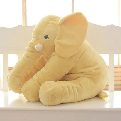 Cojín de peluche elefante – súper suave y cómodo para bebés y niños