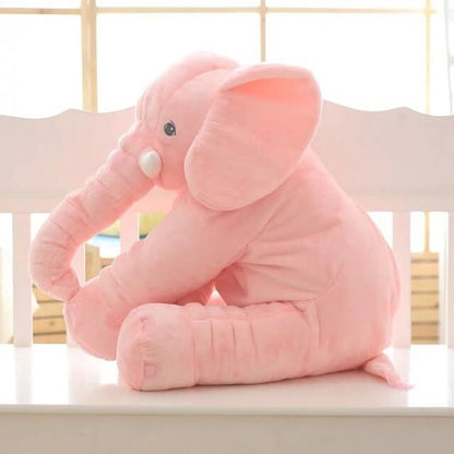 Cojín de peluche elefante – súper suave y cómodo para bebés y niños