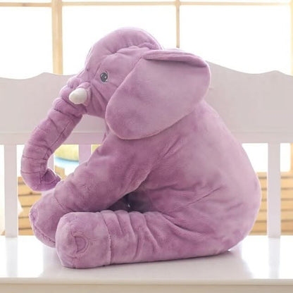 Cojín de peluche elefante – súper suave y cómodo para bebés y niños