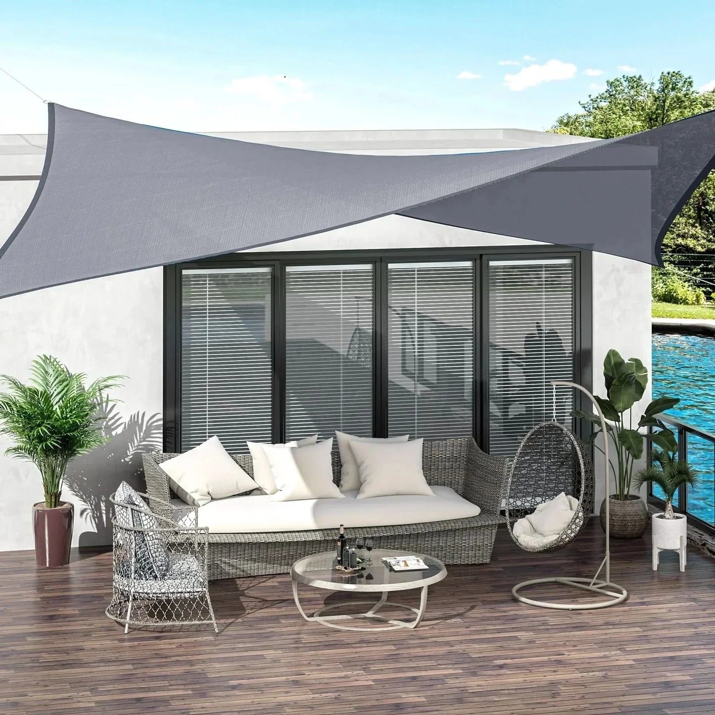 SolarGuard Flex - Portable waterproof UV awning