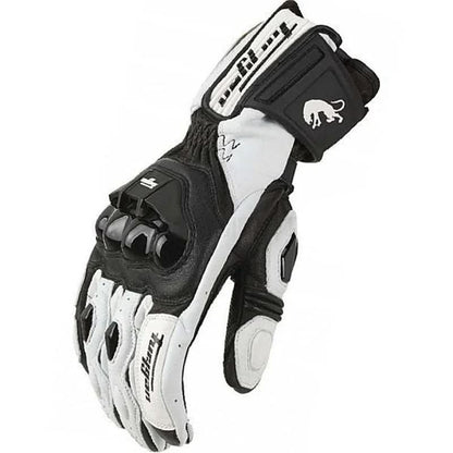 MOTOLEATHER GLOVES - Motorbike gloves made of leather with protective padding & breathable perforation